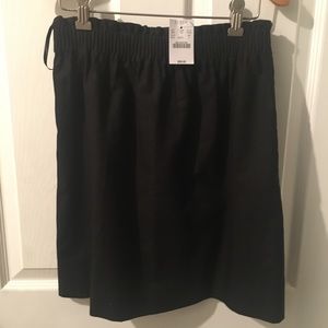J. Crew Wool Sidewalk Skirt Black Sz 2
